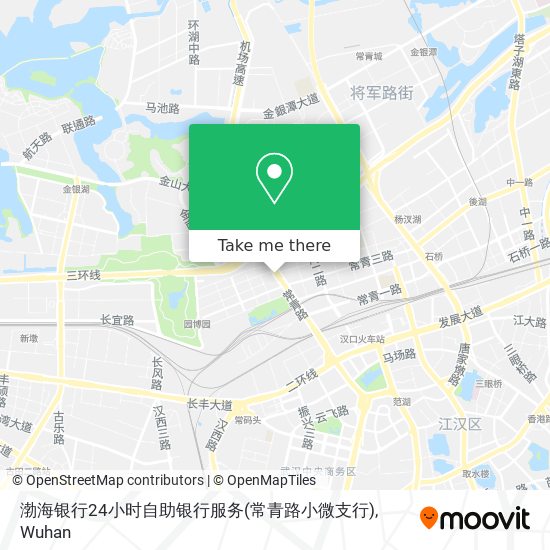 渤海银行24小时自助银行服务(常青路小微支行) map