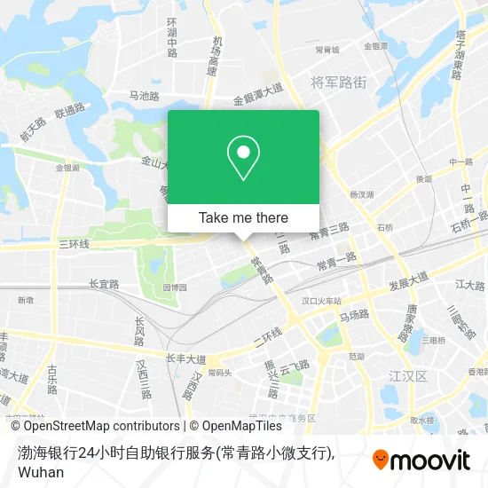 渤海银行24小时自助银行服务(常青路小微支行) map