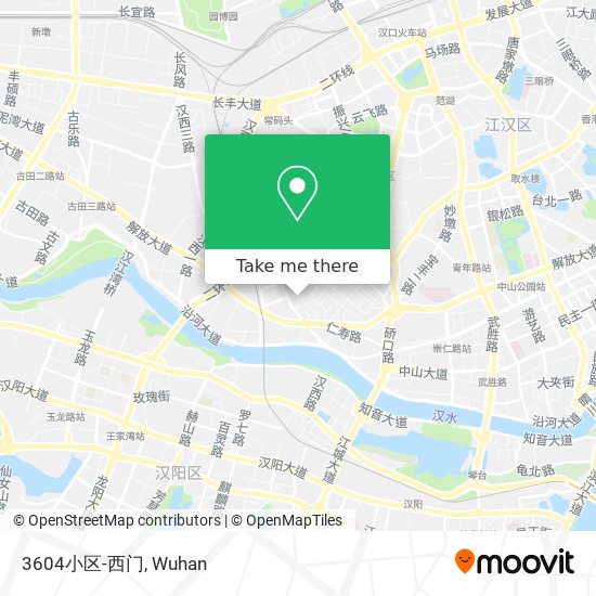 3604小区-西门 map