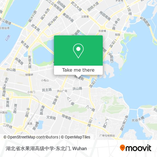 湖北省水果湖高级中学-东北门 map