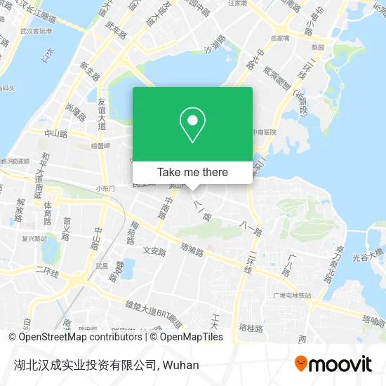 湖北汉成实业投资有限公司 map