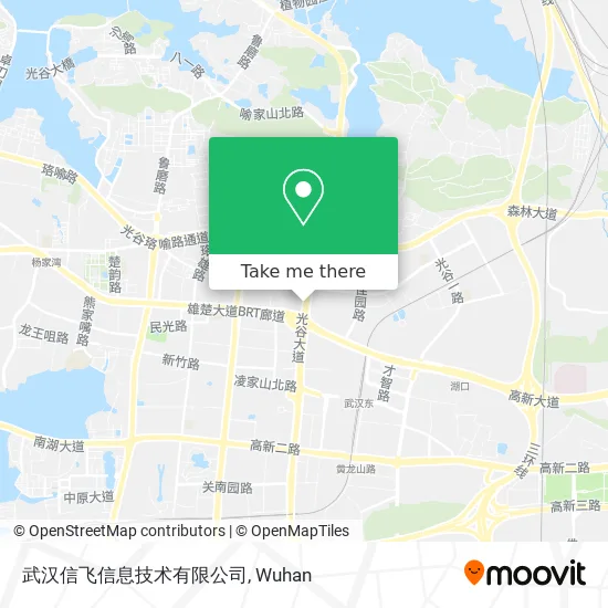 武汉信飞信息技术有限公司 map