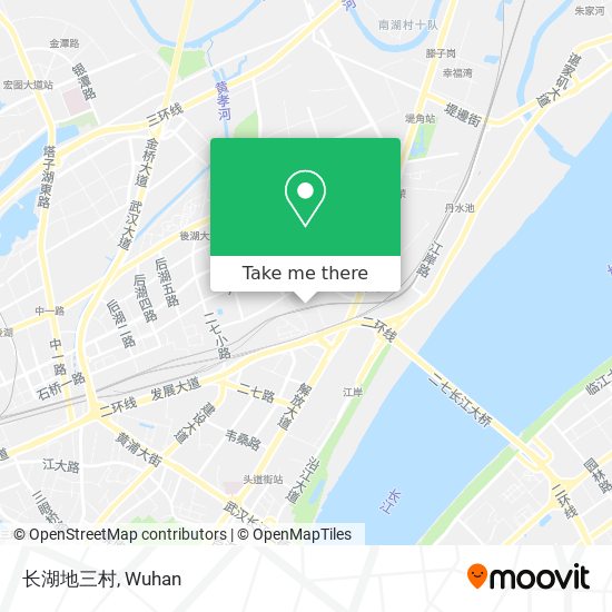 长湖地三村 map