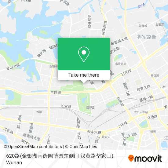 620路(金银湖南街园博园东侧门-汉黄路岱家山) map