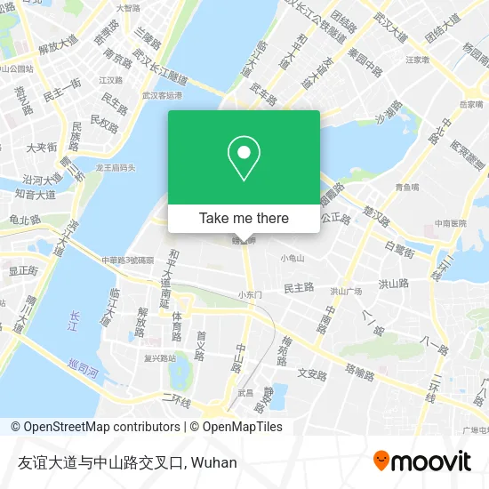 友谊大道与中山路交叉口 map