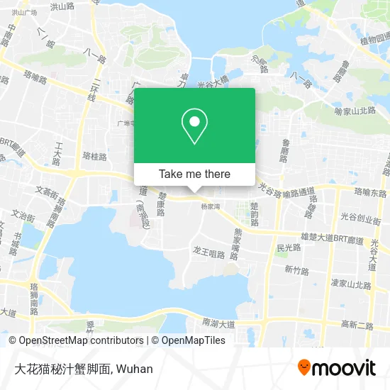 大花猫秘汁蟹脚面 map