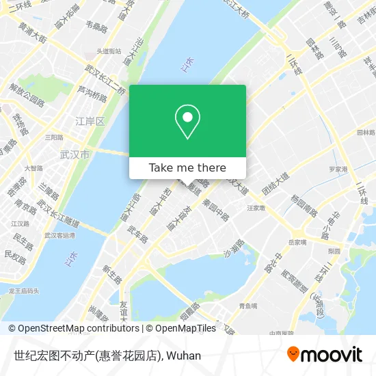 世纪宏图不动产(惠誉花园店) map