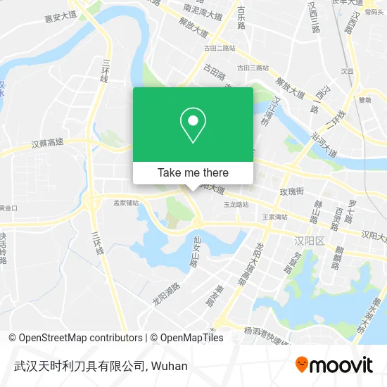武汉天时利刀具有限公司 map