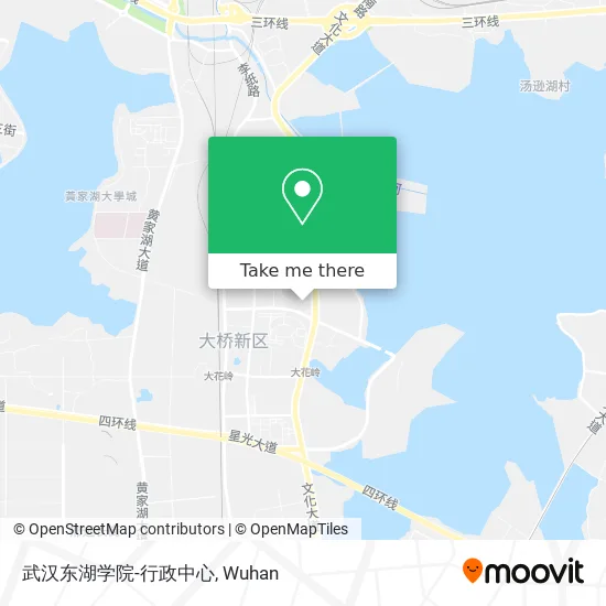 武汉东湖学院-行政中心 map