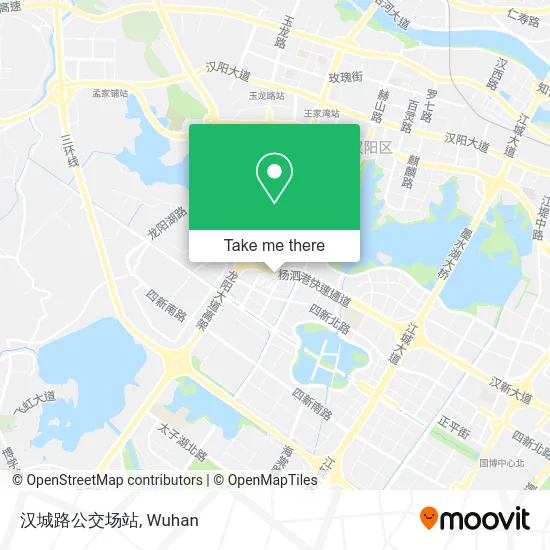 汉城路公交场站 map