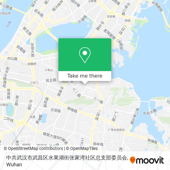 中共武汉市武昌区水果湖街张家湾社区总支部委员会 map