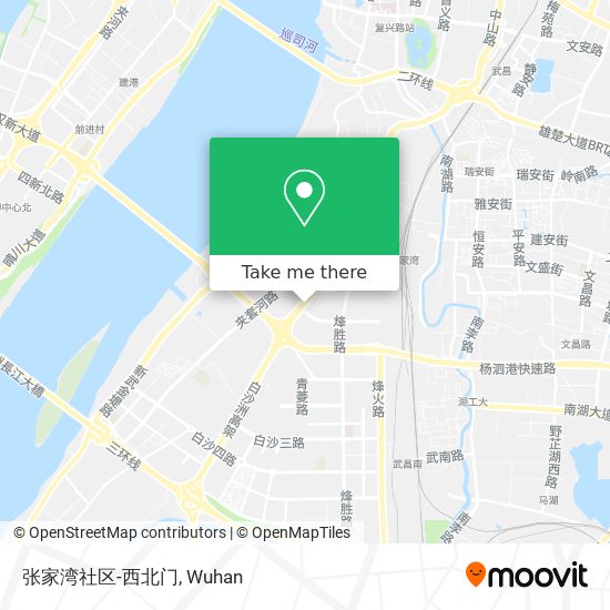 张家湾社区-西北门 map