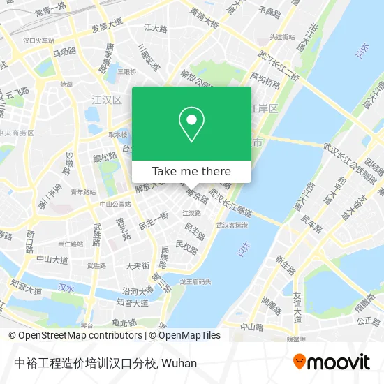 中裕工程造价培训汉口分校 map