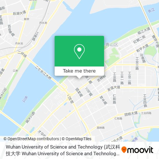 Wuhan University of Science and Technology map