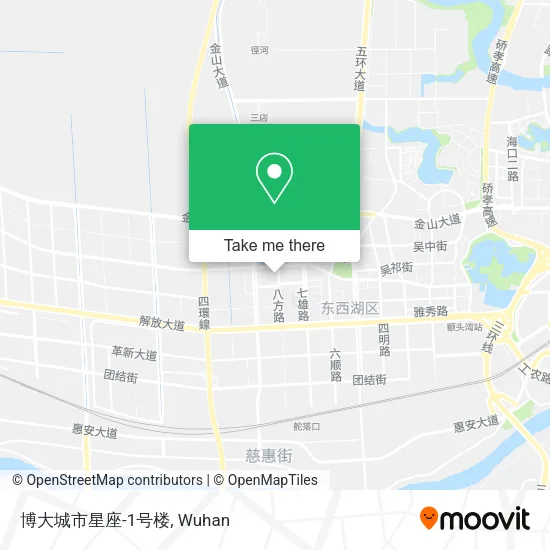 博大城市星座-1号楼 map