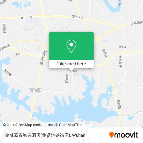 格林豪泰智选酒店(集贤地铁站店) map