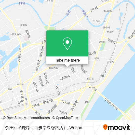 余庄回民烧烤（百步亭温馨路店） map