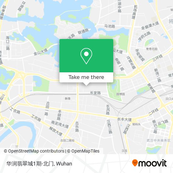 华润翡翠城1期-北门 map