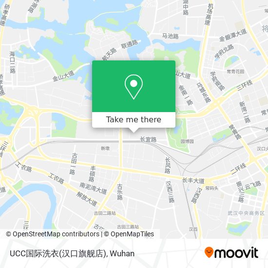 UCC国际洗衣(汉口旗舰店) map