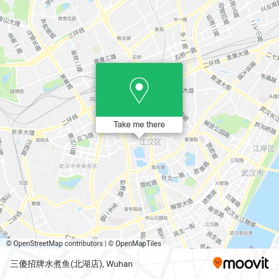 三傻招牌水煮鱼(北湖店) map