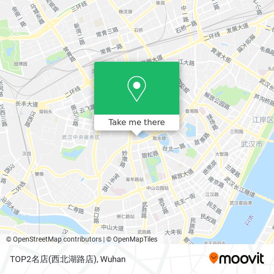 TOP2名店(西北湖路店) map