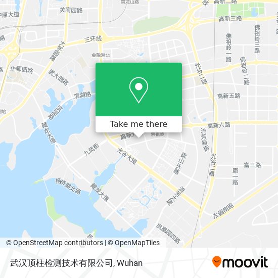 武汉顶柱检测技术有限公司 map