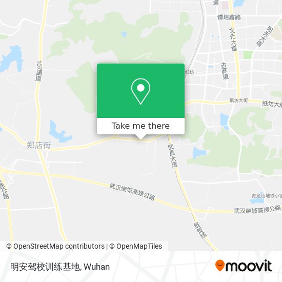 明安驾校训练基地 map