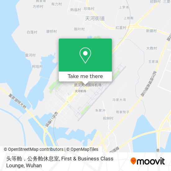 头等舱，公务舱休息室, First & Business Class Lounge map