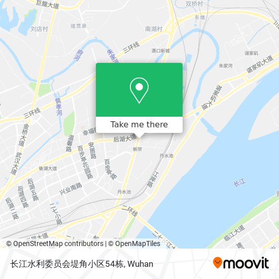 长江水利委员会堤角小区54栋 map