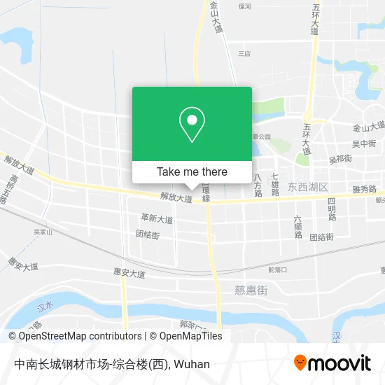 中南长城钢材市场-综合楼(西) map