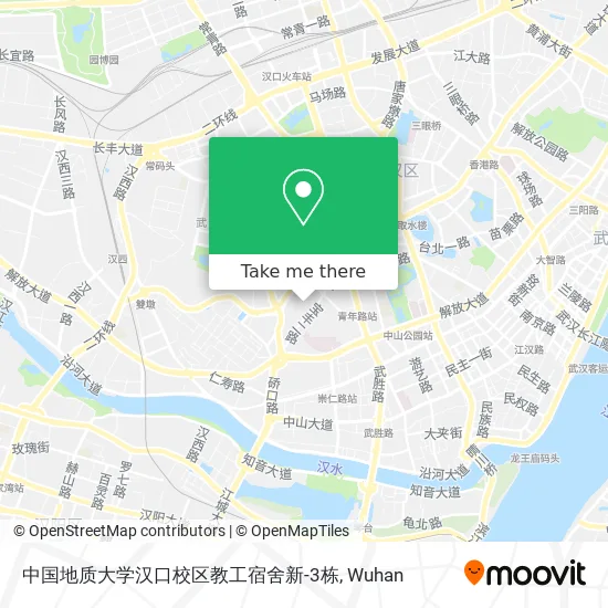 中国地质大学汉口校区教工宿舍新-3栋 map