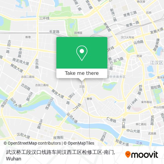 武汉桥工段汉口线路车间汉西工区检修工区-南门 map