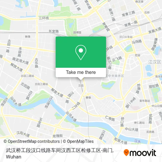 武汉桥工段汉口线路车间汉西工区检修工区-南门 map
