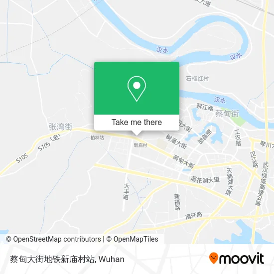 蔡甸大街地铁新庙村站 map