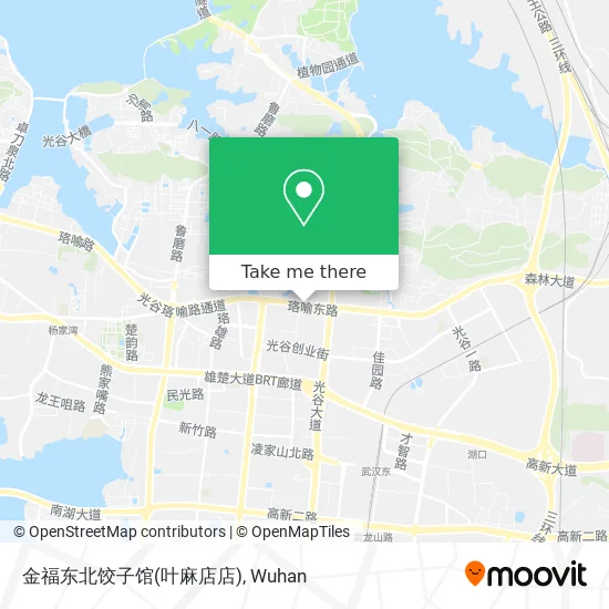 金福东北饺子馆(叶麻店店) map