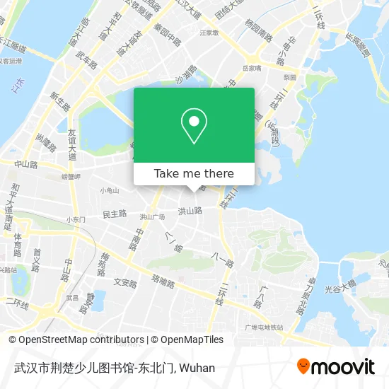武汉市荆楚少儿图书馆-东北门 map