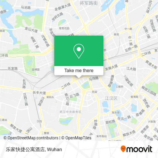 乐家快捷公寓酒店 map