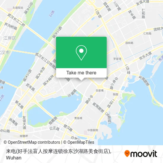 来电(好手法盲人按摩连锁徐东沙湖路美食街店) map