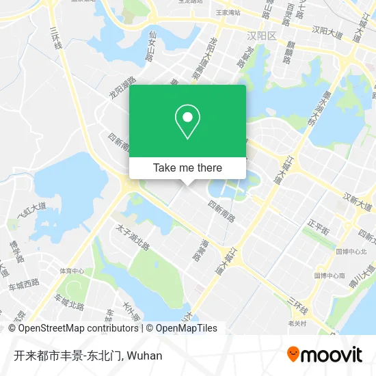 开来都市丰景-东北门 map