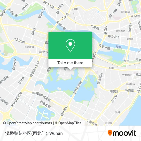 汉桥警苑小区(西北门) map