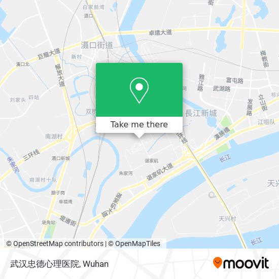 武汉忠德心理医院 map