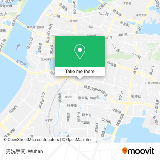 男洗手间 map