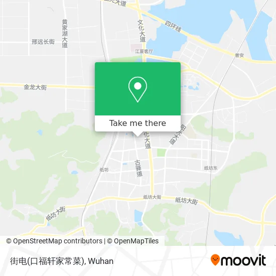 街电(口福轩家常菜) map