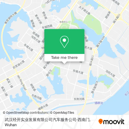 武汉经开实业发展有限公司汽车服务公司-西南门 map