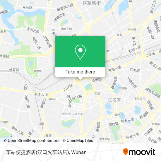 车站便捷酒店(汉口火车站店) map
