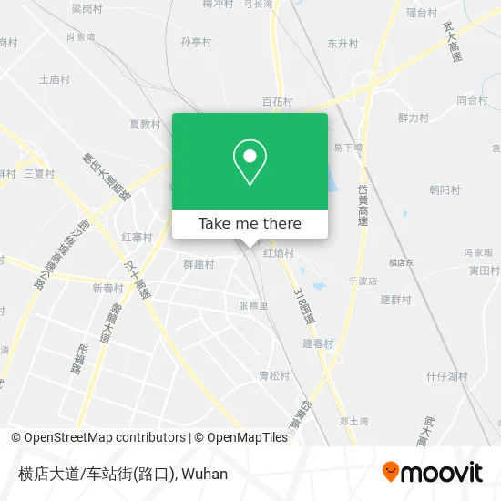 横店大道/车站街(路口) map