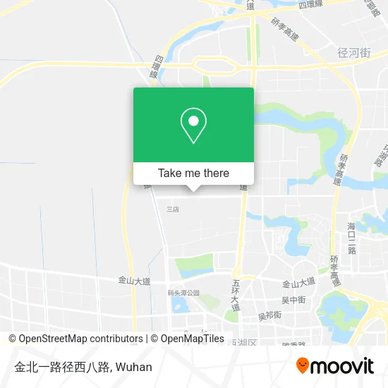 金北一路径西八路 map