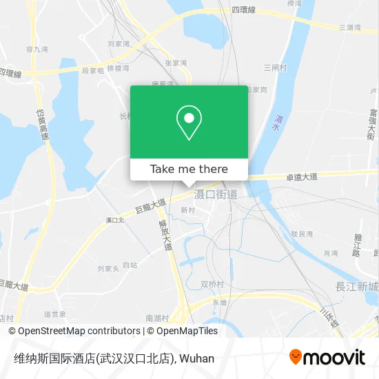 维纳斯国际酒店(武汉汉口北店) map