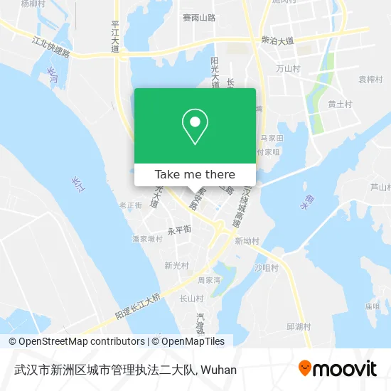 武汉市新洲区城市管理执法二大队 map