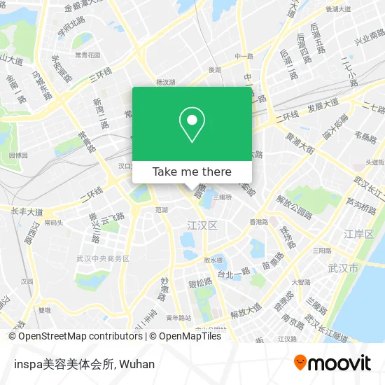 inspa美容美体会所 map